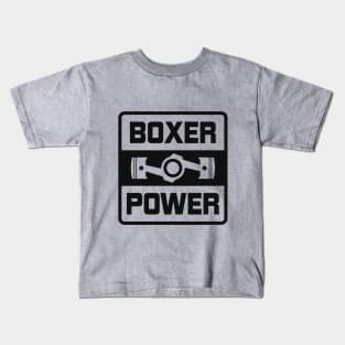 Boxer Engine Power Sports Car - Flat Six - Flat 6 - Flat Engine Kids T-Shirt